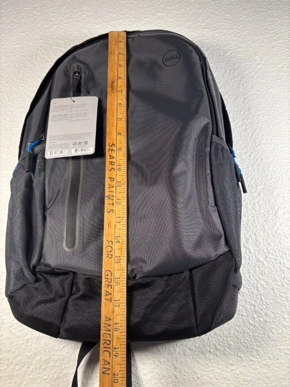 Dell Urban 15 Backpack Adjustable Shoulder Strap Air Mesh Padded Gray 97X4
